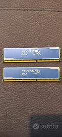 2 Kingston Hyper x dual Channel 8gb ddr3 