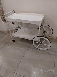 carrello ristrutturato shabby