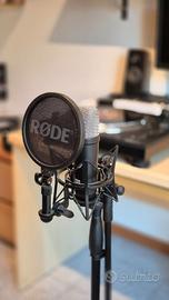 Microfono RODE NT1 nero + Asta professionale PROEL