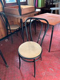 10 sedie da bar/ristorante in metallo