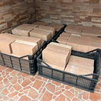 122 mattoni refrattari come nuovi per barbecue