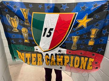BANDIERE SCUDETTO 15 E 17 INTER NUOVE SET