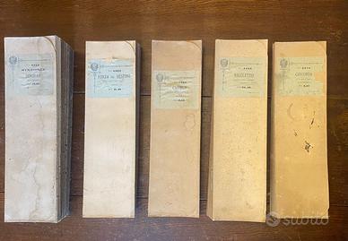 Rulli sonori cartacei antichi autopiano organo