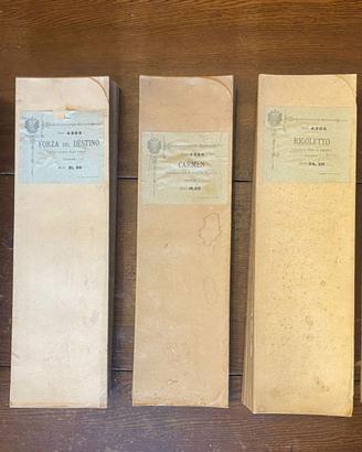 Rulli sonori cartacei antichi autopiano organo