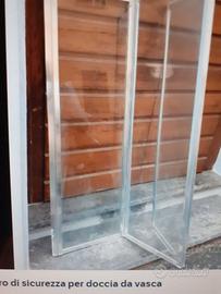 schermo pieghevole per vasca