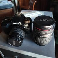 NIKON F70 REFLEX + SIGMA tuttofare 28-300mm