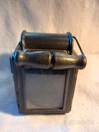 Antica lampada da miniera.