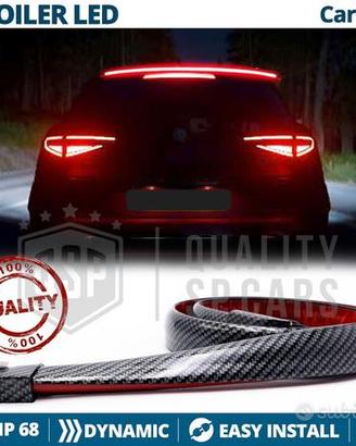 SPOILER LED Posteriore per JAGUAR Carbon Look