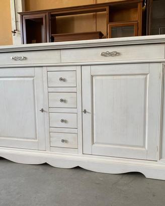 Credenza in legno nuova bianca