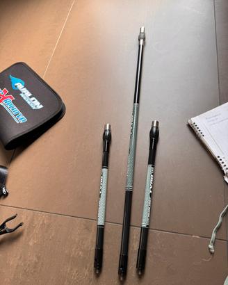 Avalon tyro 17 set 4 stabilizzatori + attacco