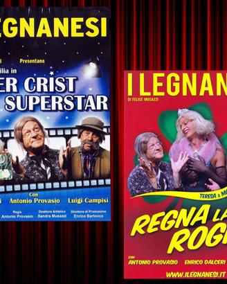 I LEGNANESI 2 dvd teatro nuovi sigillati