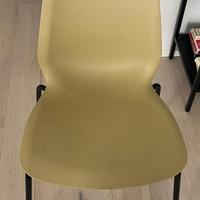 Set di 6 sedie Ikea giallo ocra