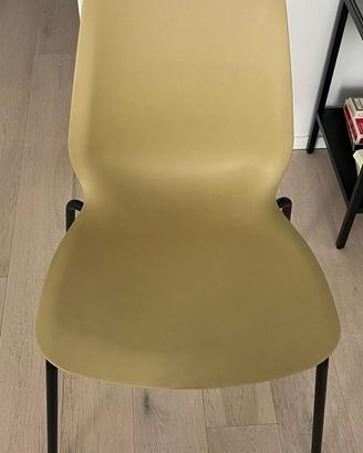 Set di 6 sedie Ikea giallo ocra