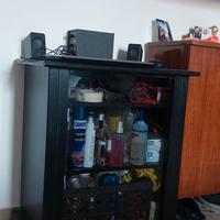 mobile TV con vetrinetta 