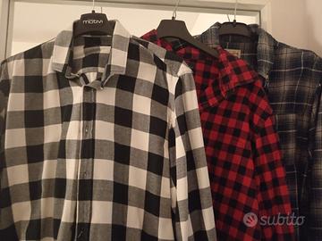 3 Camicie Flanella taglia L