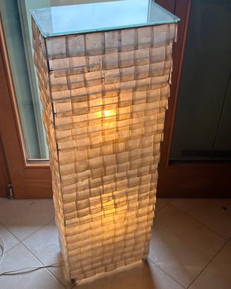 Lampada soggiorno in madre perla