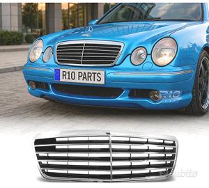 GRIGLIA MERCEDES CLASSE E W210 99-02 CROMATA