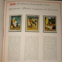 francobolli d'arte - collezione rivista EPOCA 1970