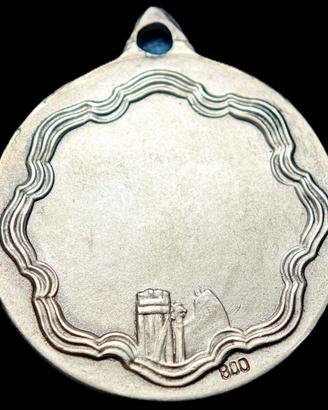 Medaglia Regate Canoa Gare Canottaggio Argento Ø27