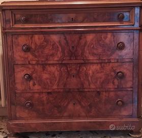 Cassettone, comò d'epoca fine 800