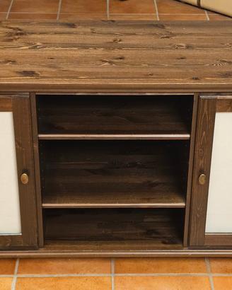 Mobile TV in legno