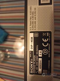Lettore CD -DVD Sony DVP -NS 38