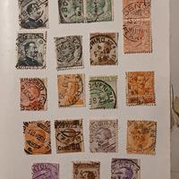 Regno - 19 francobolli con data ben visibile