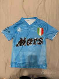 Maglia Napoli Maradona 10 -Sponsor Mars - Taglia S
