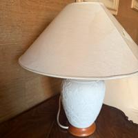 Lampada ceramica con paralume