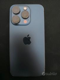 Iphone 15 pro blu titanio