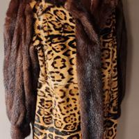 Pelliccia di Visone e Leopardo