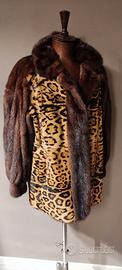 Pelliccia di Visone e Leopardo