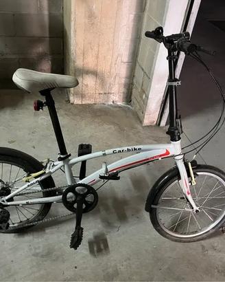 bici pieghevole con cambio