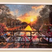 PUZZLE INCORNICIATO – TRAMONTO SU AMSTERDAM