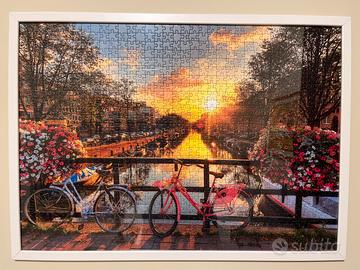 PUZZLE INCORNICIATO – TRAMONTO SU AMSTERDAM