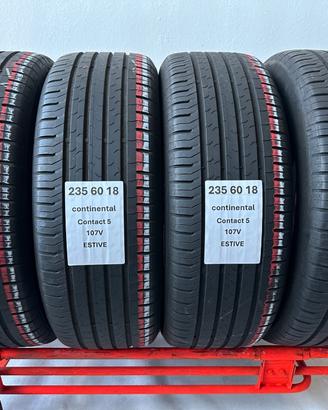 4 gomme 235 60 18 CONTINENTAL