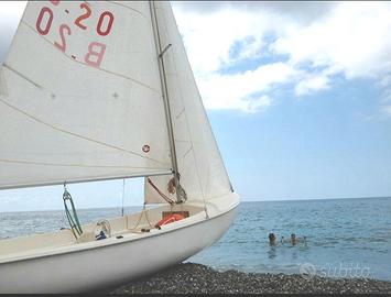 Barca a vela deriva - Restaurata