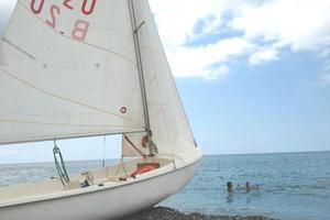 Barca a vela deriva - Restaurata