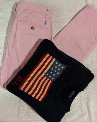 Polo Ralph Lauren Chino Rosa Slim Fit W30 L30