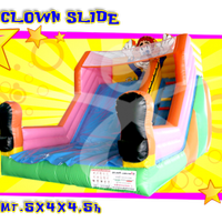 Gonfiabile clown slide new