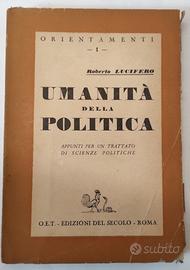 SCIENZE POLITICHE - Umanità della Politica