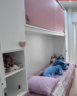 Armadio e struttura letto singolo