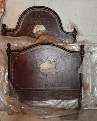 letto in ferro battuto 