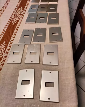 30 placche alluminio BTicino magic