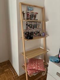Scaletta libreria legno