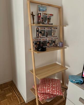 Scaletta libreria legno