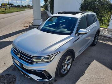 VW TIGUAN 1.5 TSI BENZINA 150CV,R-LINE,TETTO,2021