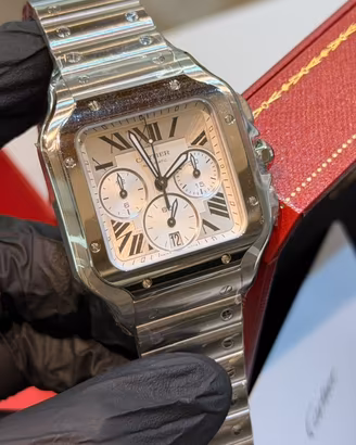 Cartier Santos Nuovo 2026 Crono Large WSSa0083