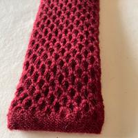 Cravatta in maglia di pura lana vintage