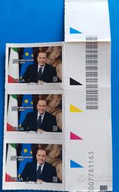 Francobolli Commemorativi Silvio BERLUSCONI